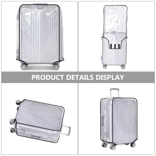 GATHINESS 3 Pack PVC Suitcase Protective Cover Thickened Protector — view 3