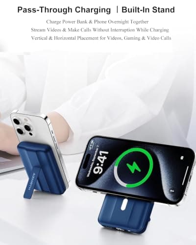 Azmuth for MagSafe Power Bank, 10000mAh Magnetic Wireless Portable Charger — view 6