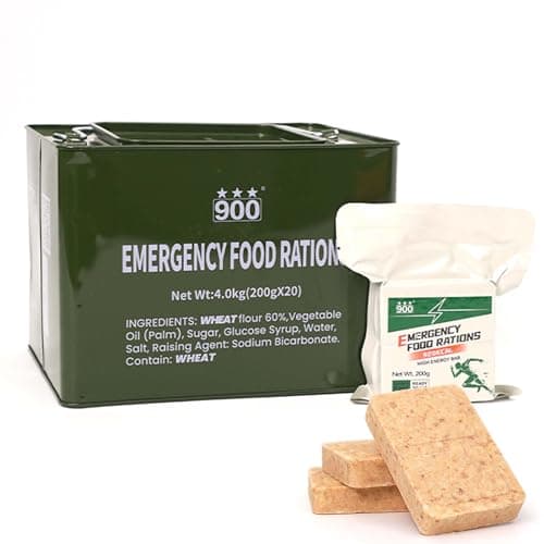 Emergency Food Supply, High Energy Biscuits, Original Flavor, 20 Packs