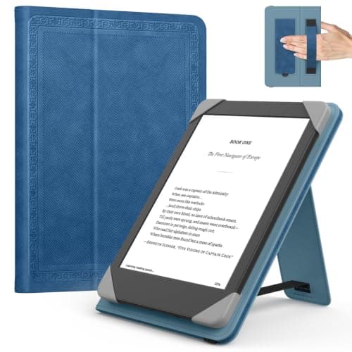 MoKo Universal Case for 6 inch kindle eReaders and Tablets, Blue Vintage