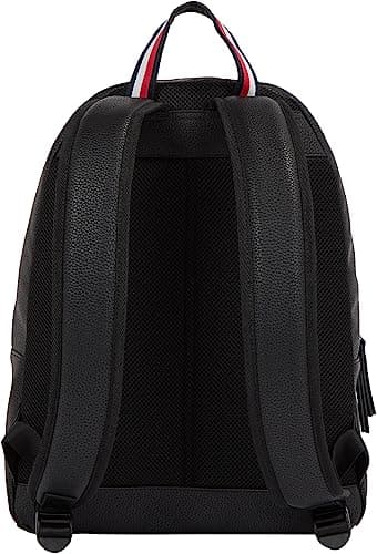 Tommy Hilfiger Men’s Essential PU Hand Luggage Backpack, Black (Black), One Size — view 2