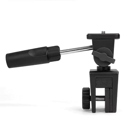 Reflex Camera Aluminium DSLR Window Clamp with Universal 1/4" Mounting Screw Arca-Type Compatibility Max Load 3kg, Clamps to Windows from 1mm to 15mm Thick - Perfect for Stable Shots in the Car — view 2
