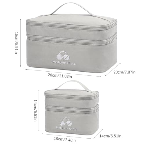 Dzmuero 2 Pieces First Aid Kit Bags, Empty Emergency Bags — view 2