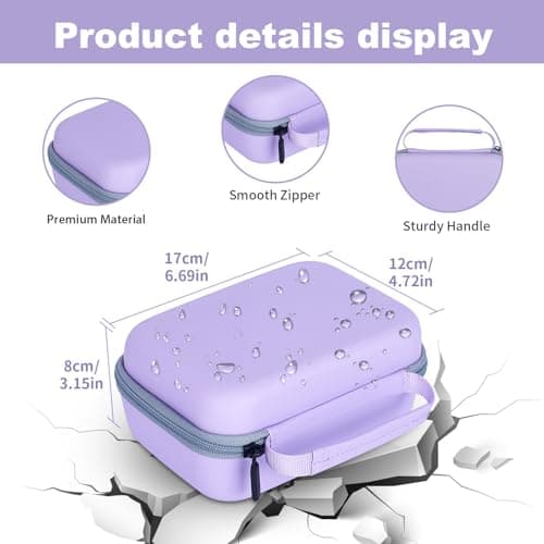 Riosin Kids Camera Instant Print Case,for TIATUA/ASTGMI/Himont-Purple — view 3
