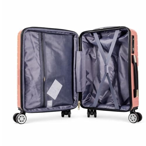 Underseat 45 X 36 x 20 cm Travel Trolley Case with Detachable Wheels (T-HC-US-1811) (Rose Gold) — view 2