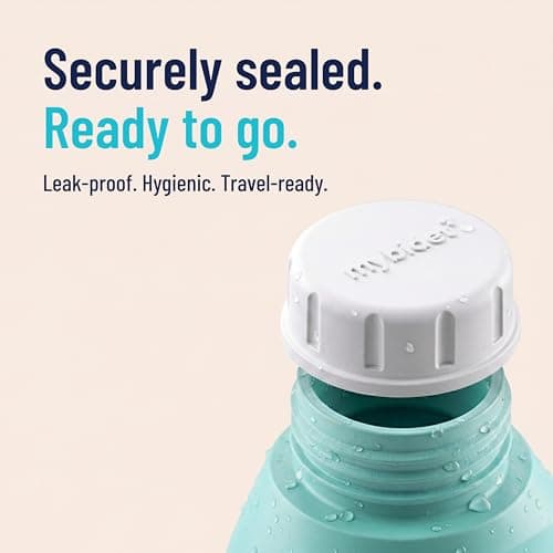 Portable Bidet Peri Bottle Postpartum, Travel Bidet, Perineal Bottle, Bidet Sprayer for Toilet, Hemorrhoids, Muslim Shower, Washlet (Aqua Home Mint) — view 6