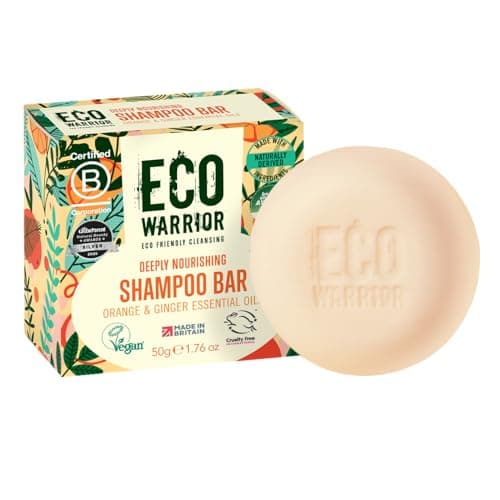 Eco Warrior Deeply Nourishing Mini Shampoo Bar, Vegan Travel Size, 50g — view 2