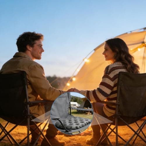 Inflatable Seat Cushion 40*30cm Portable Air Cushion for Long Siting Travel — view 6