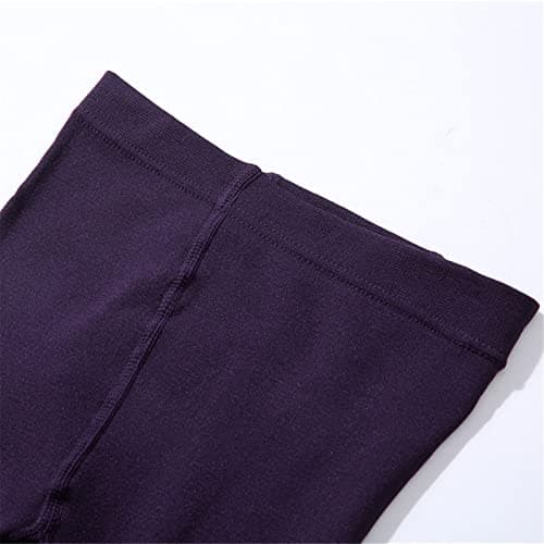 Thermal Leggings Women's Winter Lined Thermal Tights Warm Fleece, purple, L — view 6