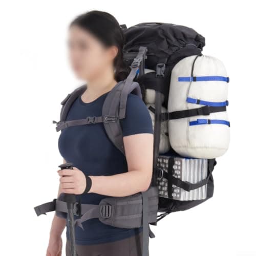 Hiking Compression Sack Ultralight for Backpacking Travel(Size L) — view 6