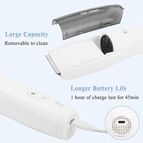 Carer Spark Baby Hair Clippers,Quiet Vacuum Trimmer for Toddlers — view 6