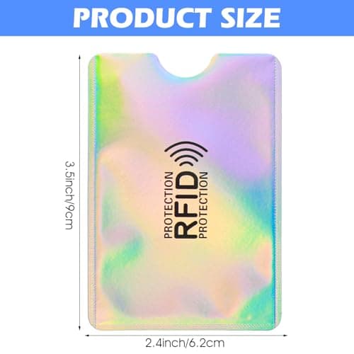 Sorcristy RFID Blocking Sleeves Set, Aluminum Foil Slim Design (12) — view 2
