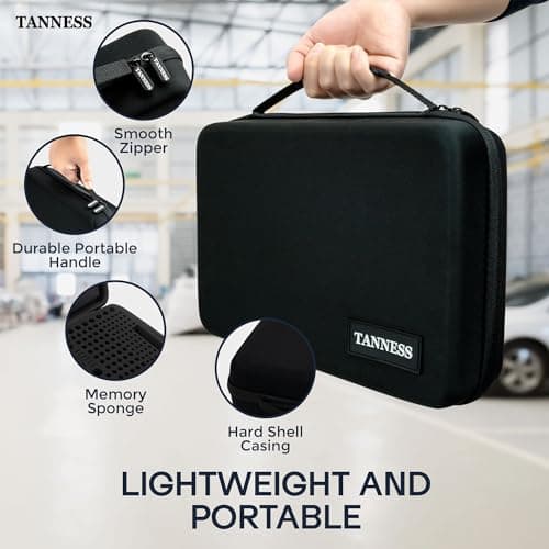Tanness 140 Battery Organizer Storage Case with Tester - Large Capacity Shockproof Holder Bag for AA, AAA, 9V, C & D Sizes - Portable Travel Organizer (Batteries Not Included) — view 4
