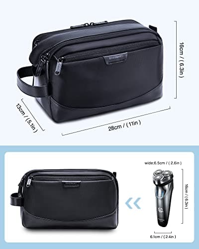 bagsmart Mens Wash Bag, Travel Toiletry Bag, Large Toiletries Organiser — view 6