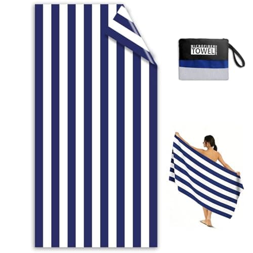 Microfibre Beach Towels for Adults - 1 Pack 180x90cm Microfibre Towel