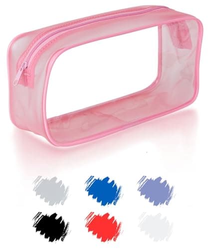 Soul Projekt Large Clear Pencil Case for Girls Back to School