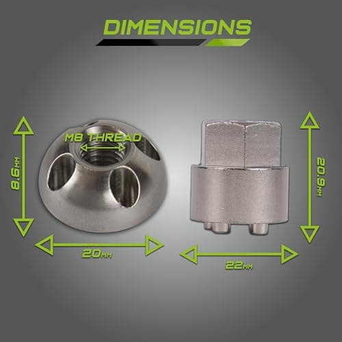 Anti Theft Security Screw Lock Nuts for Roof Box Tent, Roof Boxes, Bike Rack Camping Awning & more — view 5