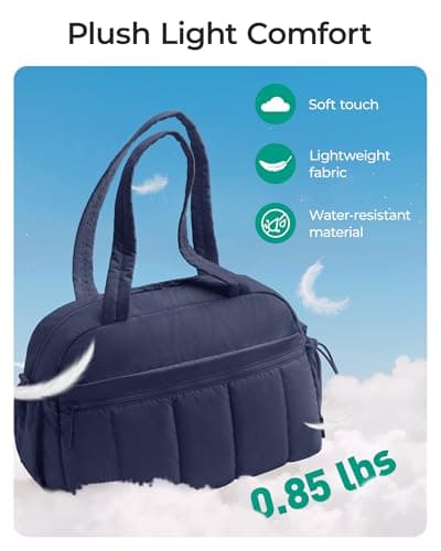 BAGSMART 24L Womens Gym Travel Bag, Weekend Overnight Cabin Bag, Wet Pocket — view 6