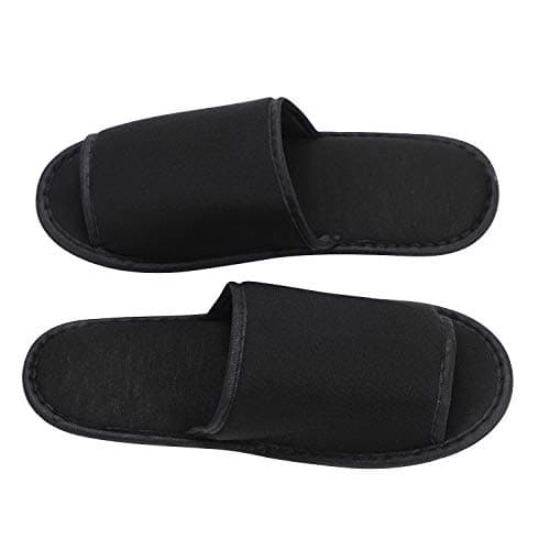 XINCHIA Portable Travel Slippers Foldable Open Toes Sandals Non-Disposable Cotton Hotel Spa Slippers Guest Room Unisex Indoor House Floor Footwear Anti-skid Business Travel Trip Flight Shoes Footwear — view 5