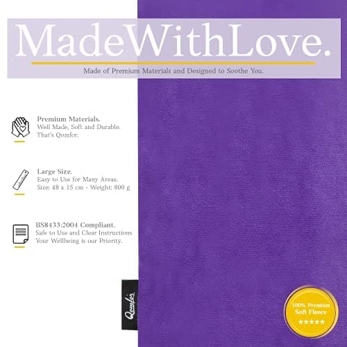Wheat Bags Microwavable - Purple - Heating Pad for Pain Relief — view 4