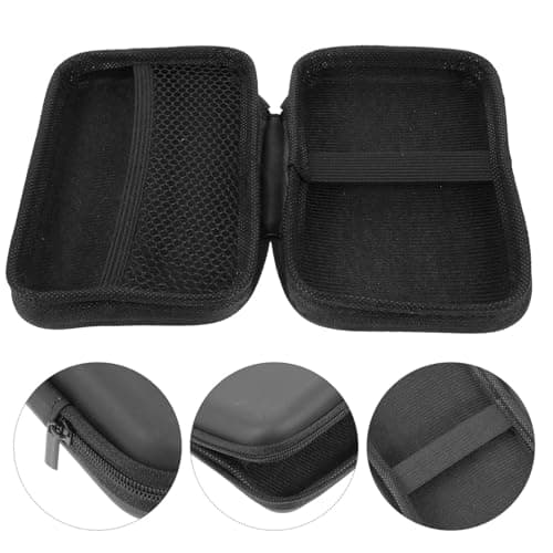 VOSAREA 2pcs Portable EVA Cable Organizer Bag Multi Partition Pockets Black — view 5