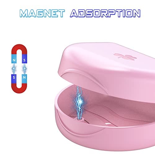 ARGOMAX Pink Magnetic Retainer Case and Denture Box for Aligners — view 2