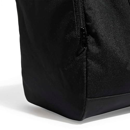 adidas Unisex Essentials Linear Duffel Bag Duffel Bag, Black/Black/White, S — view 5