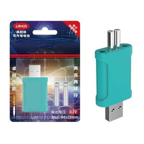 Cr425 Battery Charger | Cr425 Pin Battery Rechargeable | Fish Float Charger LIR425 USB Electronic Bobber Light Replacement For Men — view 5