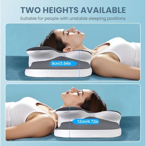A-Pce Standard Size Ergonomic Memory Foam Pillow-Orthopedic Neck Pillow — view 4