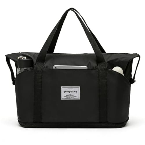 Travel Bag as Hand Luggage, Large 42L Weekender Bag with Laptop Compartment