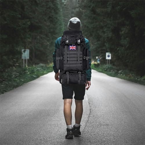 Lesbyit 80L Waterproof Hiking Backpack Lightweight Tactical Rucksack — view 2