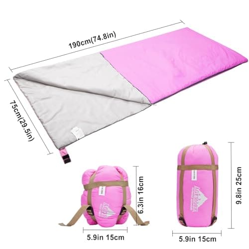 Agemore Ultra-light Compact Envelope Sleeping Bag for Camping — view 6