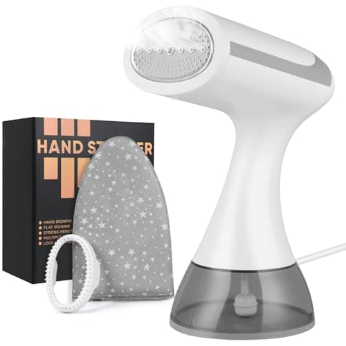HOTUT Clothes Steamer,Handheld Steamer Clothing,Ready to Use in 20s,300ml Detachable Water Tank,Powerful Handheld Fabric Steamer,Compact Garment Steamer,Large Capacity Steamer Iron for Home,Office