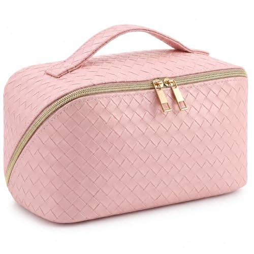 Flat Lay Makeup Bag for Travel and Storage