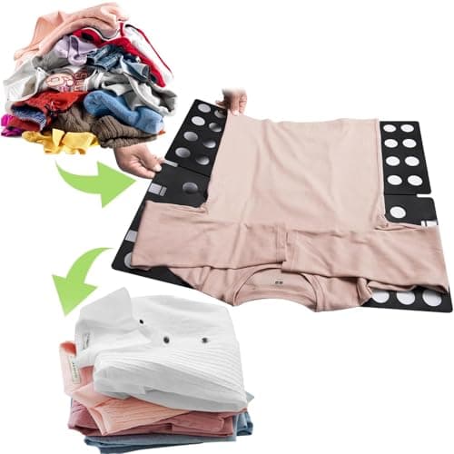 Clothes Folding Board, Durable Adult T Ahirt Folder, Easy And Fast Plastic Shirt, Folding Boards For Clothes For Kid And Adult To Fold Black Folding Board — view 3