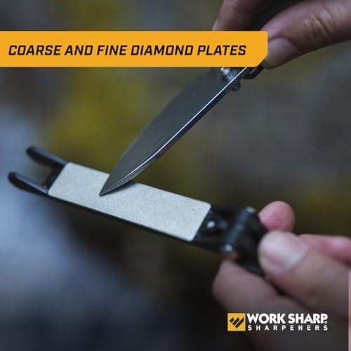 Work Sharp Guided & Folding Field Sharpener UK - Portable Outdoor Multi Knife and Tool Sharpener - Compact Travel Manual Guided Professional Sharpening System Tool for Knives (Folding Field Sharpener) — view 2