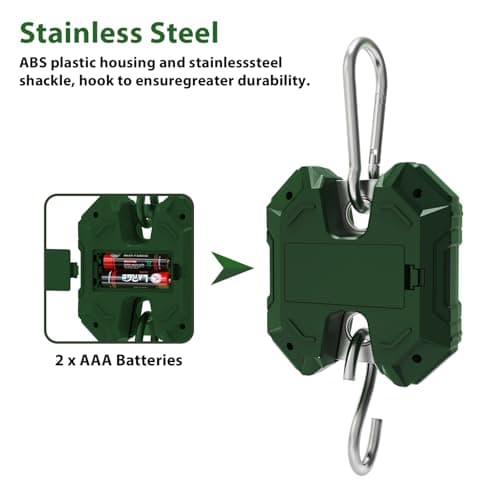 GRAM PRES Digital Hanging Scale 660LB/300KG,Handheld Mini Crane Scale — view 3