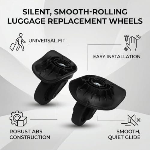 PUSOKEI Replacement Suitcase Wheels Universal Travel Luggage — view 4