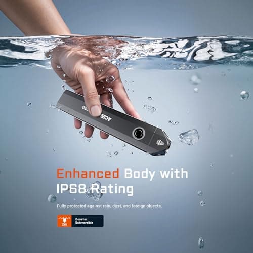 ACEBEAM UC20 Rechargeable EDC Flat Torch with Red Light, UV and White LED — view 6