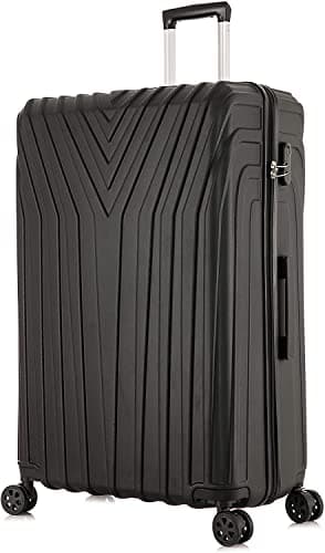 DK Luggage 28" Large Suitcase DK101 Hard Shell ABS 4 Wheel Spinner Black101