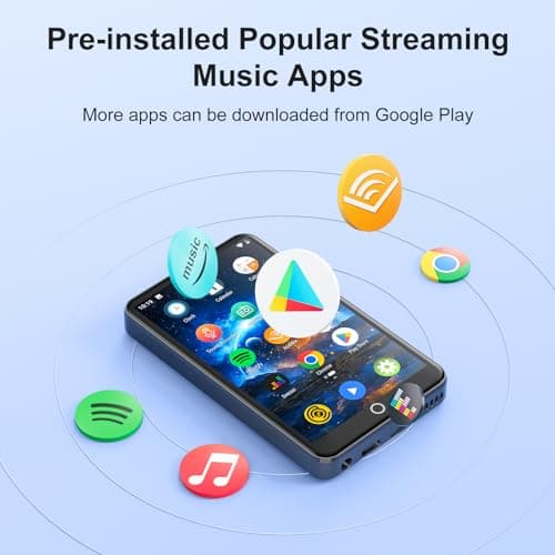 MECHEN Android MP3 Player 4" Touchscreen Bluetooth WiFi Gray — view 3