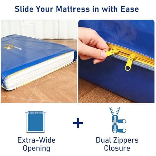 MoveReady Single Mattress Cover for Moving, Mattress Storage Bag — view 4