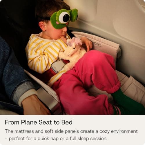 Stokke Jetkids BedBox + Backpack Bundle - Sleep-On, Carry-On Kids Suitcase & Expandable Backpack - Travel Set for Ages 2-7, Hazy Lilac — view 4