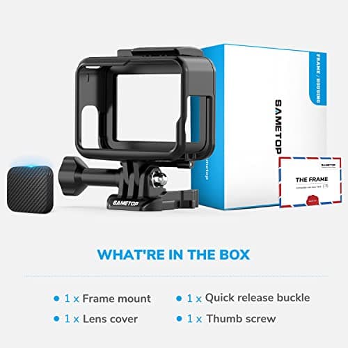 Sametop Case Housing Frame Mount Accessories for GoPro Hero 7 6 5 Cameras — view 2