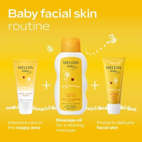 Weleda Baby Face Cream, Calendula Moisturiser, Moisturising Cream for Baby, Delicate Skin, Dermatologically Tested, Gentle Protection, Developed by Professionals, Lanolin, 50ml — view 4