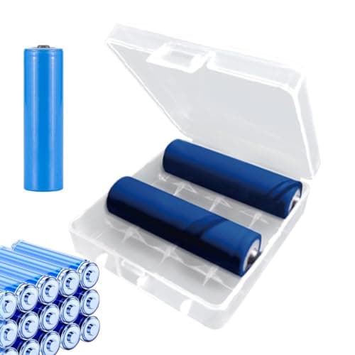 Battery Storage Box Clear Dust-Proof Portable Transparent Stackable Compact