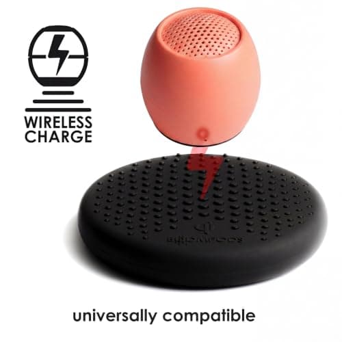 Boompods Zero Mini Bluetooth Speaker - Small Portable Speakers, Coral — view 5