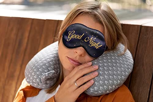 Funny Sleeping Eye Mask Soft Travel Blindfold Relax Cover Shhh Mummy's Sleeping Purple [042] — view 3