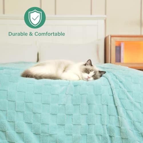Heated Blanket, Electric heated throw 160x130CM Mint Green,Electric Blanket — view 5