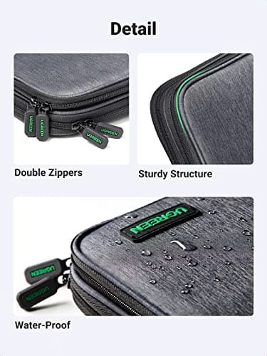UGREEN Travel Accessories Portable Bag Electronics Organiser Large Capacity — view 5